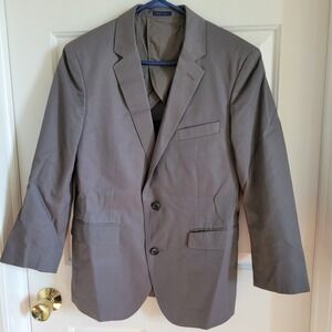 Bonobos Blazer Boys 38S Gray Sport Coat Suit Jacket Standard Fit‎ 21.5" Sleeves